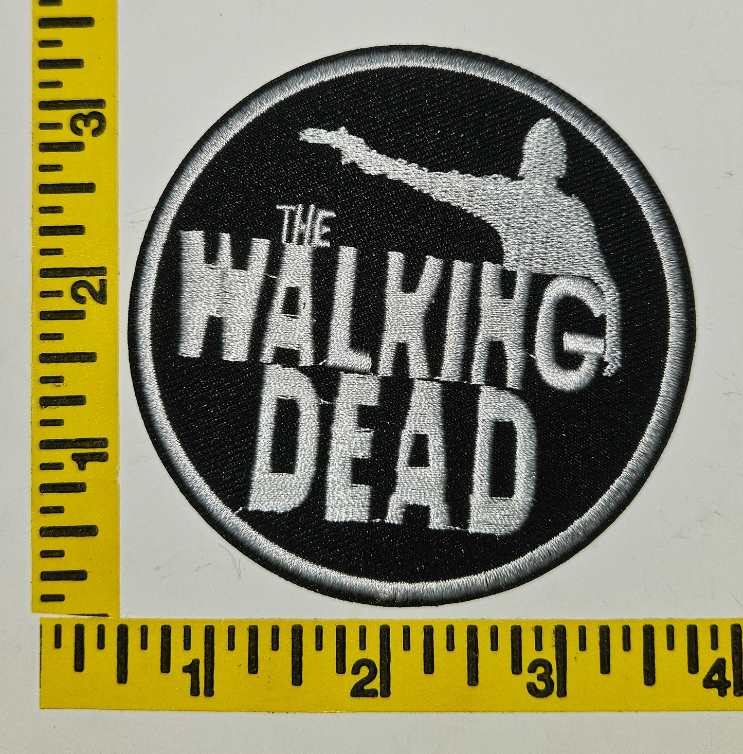 The Walking Dead 3.5 round Iron-on Patch NEW - JB Collection