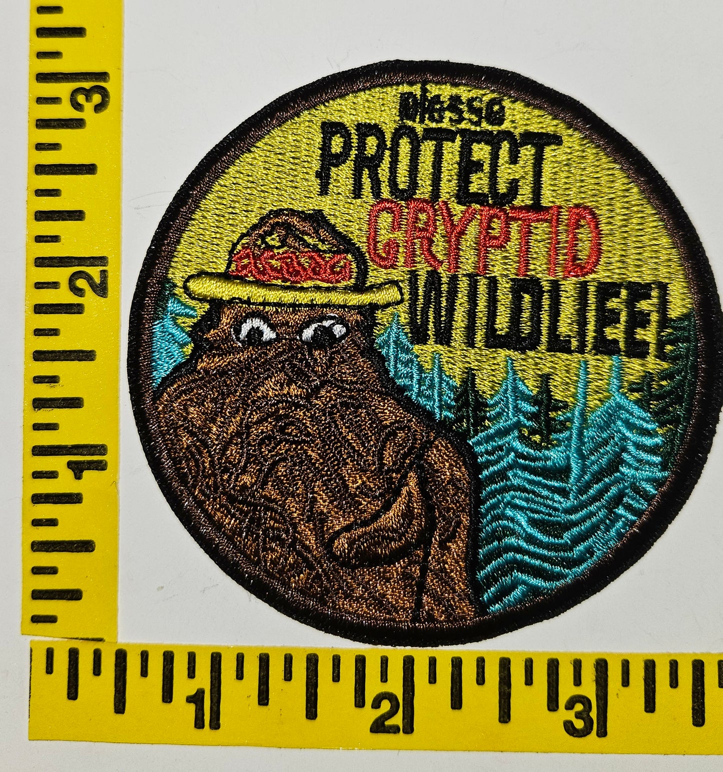 Please Protect Cryptid Wildlife - Cryptozoology Tracking Society 3inch Round
