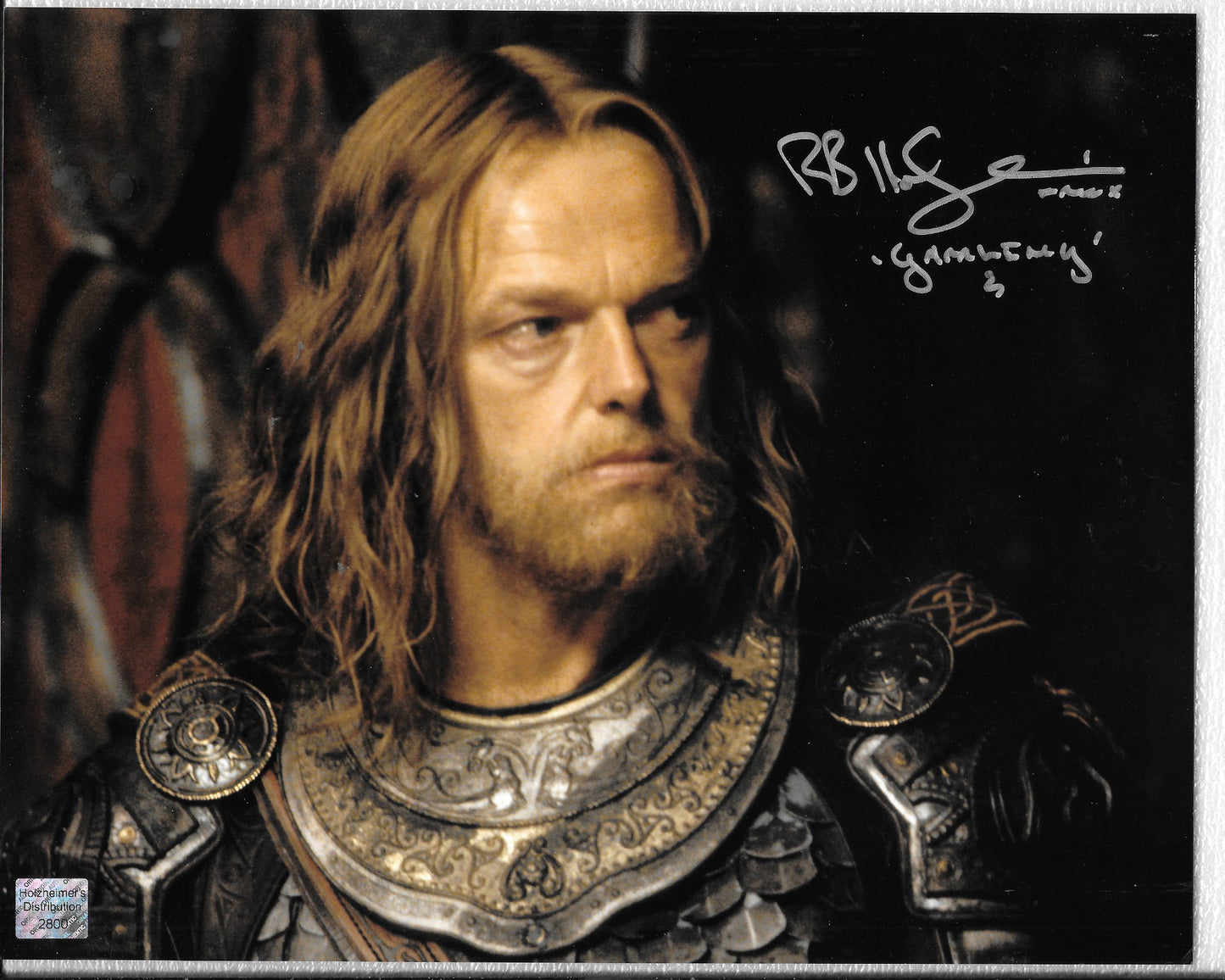 Bruce Hopkins - Gamling 8in x 10in AUTOGRAPH Photo Silver-Sharpie #2