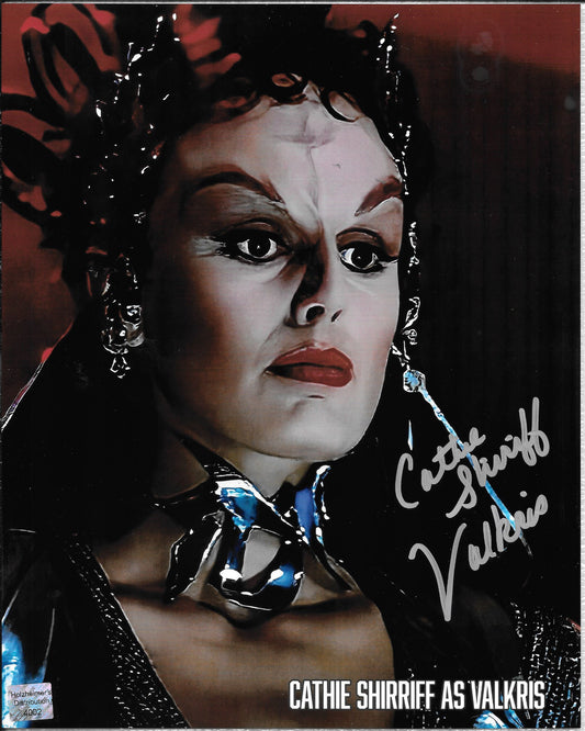 Cathie Shirriff (Valkris) 8inchx10inch AUTOGRAPH photo ST-WOK Silver-sharpie