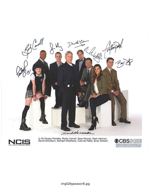 NCIS Cast 1 8inchx10inch Pre-print AUTOGRAPH photo (Copy)