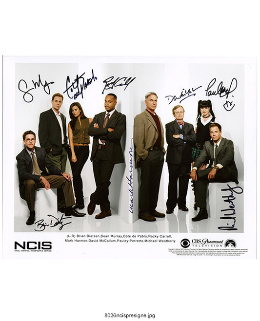 NCIS Cast 3 8inchx10inch Pre-print AUTOGRAPH photo (Copy)