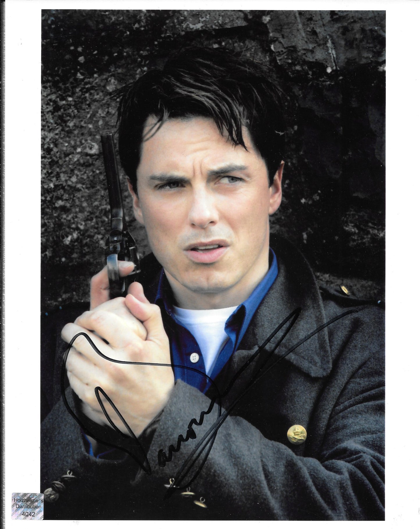 John Barrowman 8in x 10in AUTOGRAPH Photo black-sharpie TORCHWOOD