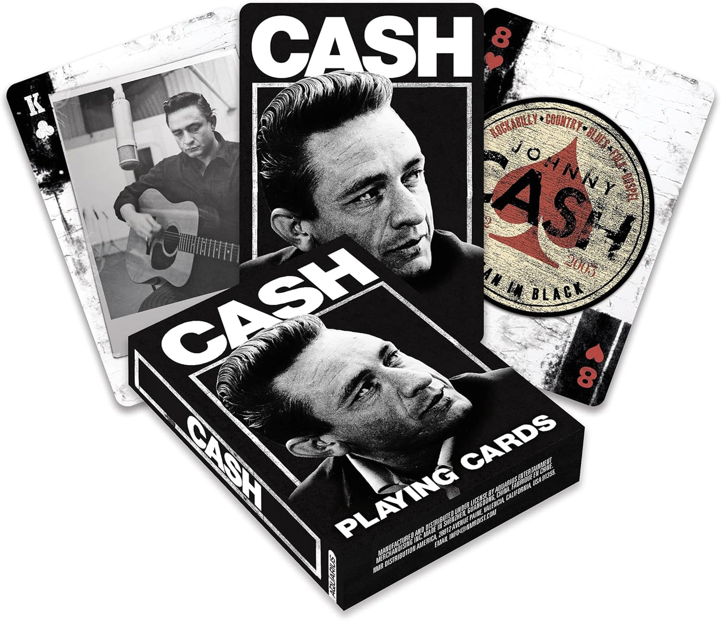 Johnny Cash Playing Cards - Aquarius - NIP - Still Sealed