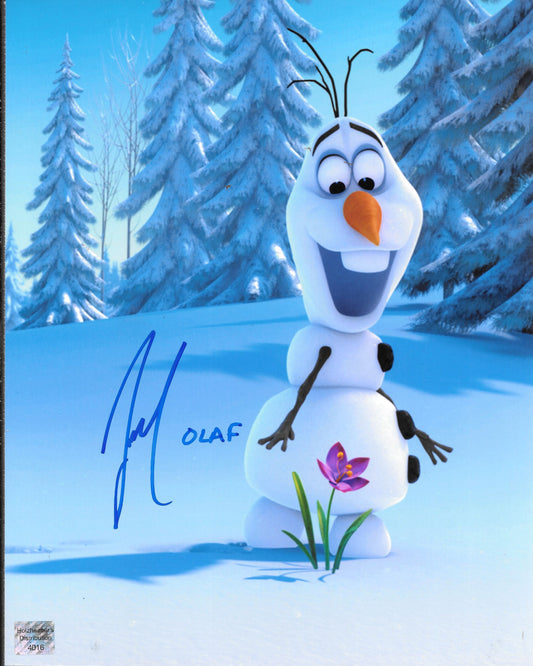 Josh Gad - Olaf 8inchx10inch AUTOGRAPH photo Frozen Blue-Sharpie #2