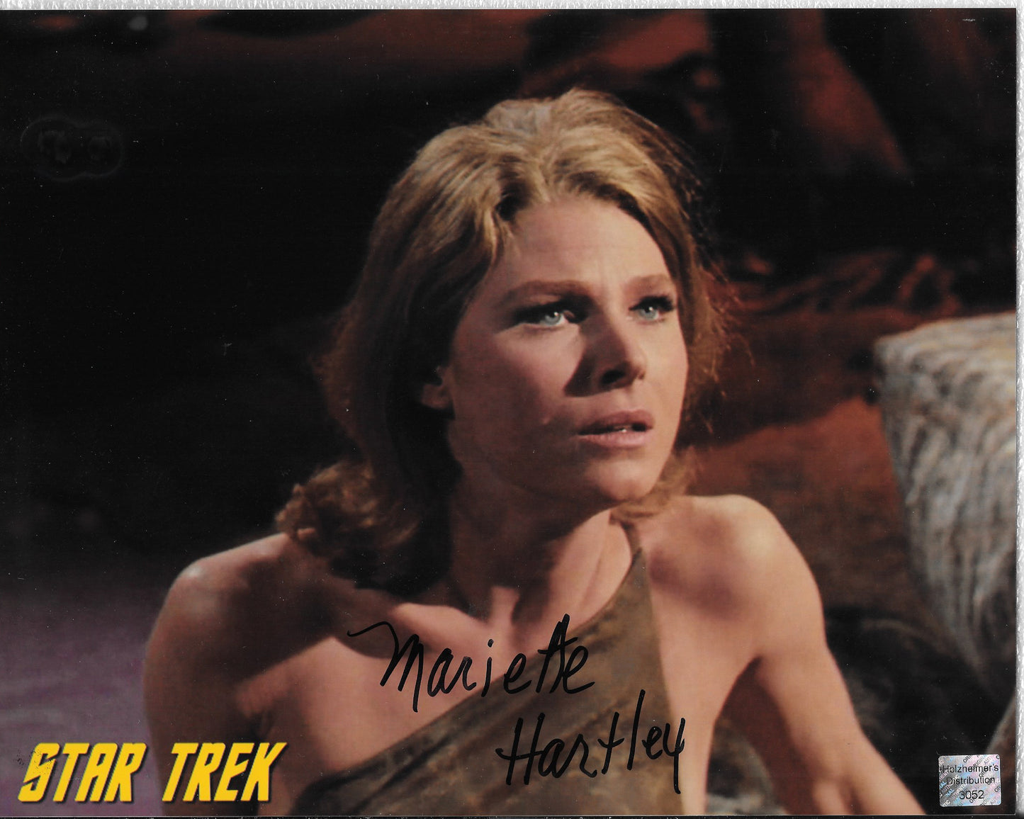 Mariette Hartley 8in x 10in AUTOGRAPH Photo Star Trek - Serious Look