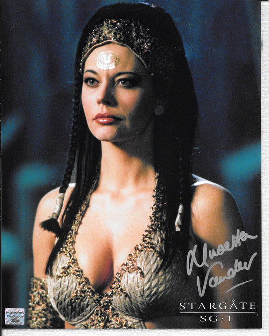 Musetta Vander 8in x 10in AUTOGRAPH Photo SG1 Silver-sharpie