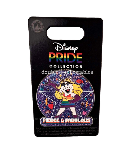 Disney Pride Collection Miss Piggy - "Fierce And Fabulous" 2023 Pin