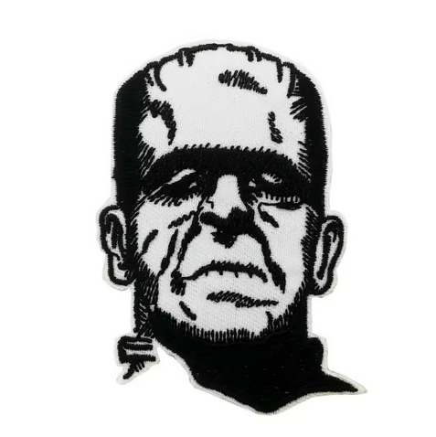 3'' Frankenstein Monster Horror Embroidered Emblem iron on patch
