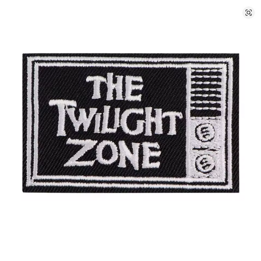 The Twllight Zone Tv Screen 2.5in x 1.75 in Iron-on Patch NEW