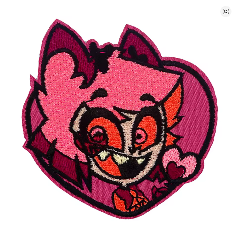 Hazbine Hotel 'Chibi Alastor' 3 inch round Iron-on Patch NEW