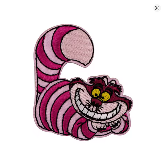 Cheshire Cat 2.5 in x 3 inch Iron-on Patch NEW