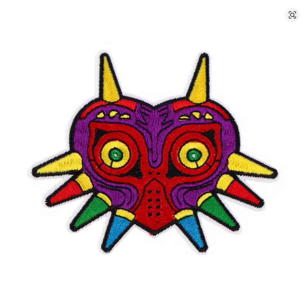 The Legend of Zelda Majora's Mask 4 inch x 3 inch Iron-on Patch NEW