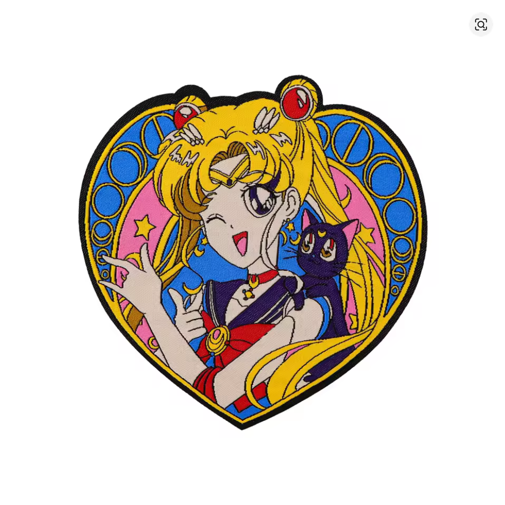Sailor Moon 4 inch x 3.5 inch Iron-on Patch NEW