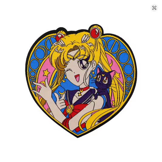 Sailor Moon 4 inch x 3.5 inch Iron-on Patch NEW
