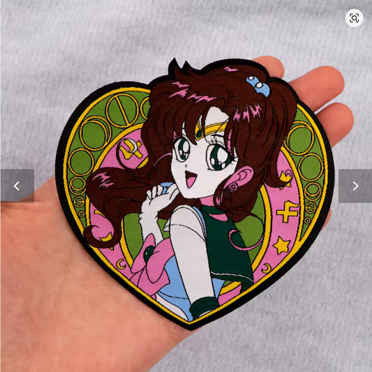 Sailor Jupiter 4 inch x 3.5 inch Iron-on Patch NEW