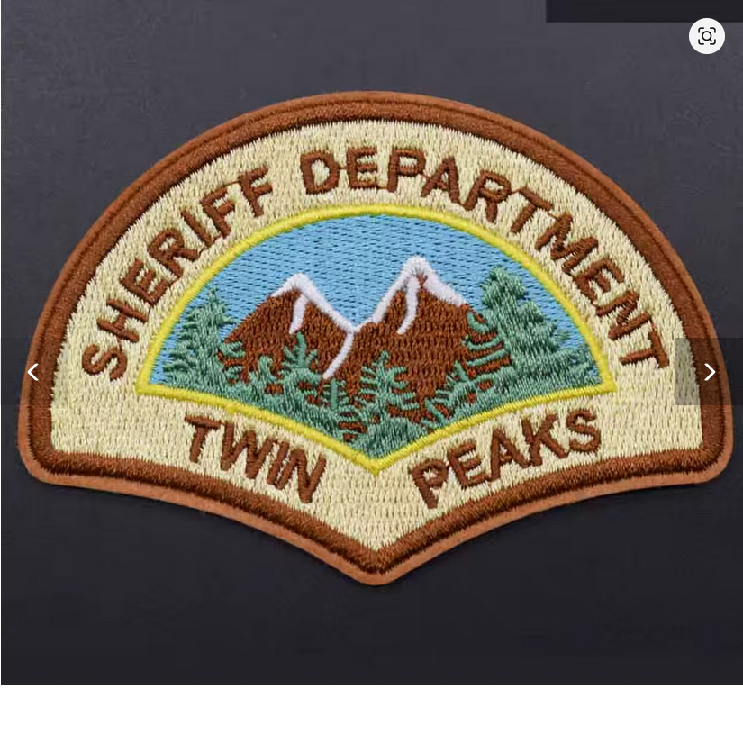Sheriff Department Twin Peaks Parody Patch NEW - Embroidery