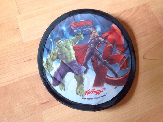 Kellogg's 2015 Marvel AVENGERS AGE OF ULTRON Disc Flyer HULK And THOR