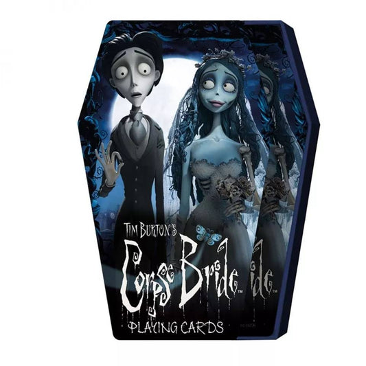 Corpse Bride Coffin Shaped Deck of Playing Cards Multi-Color - Aquarius - NIP - Still Sealed