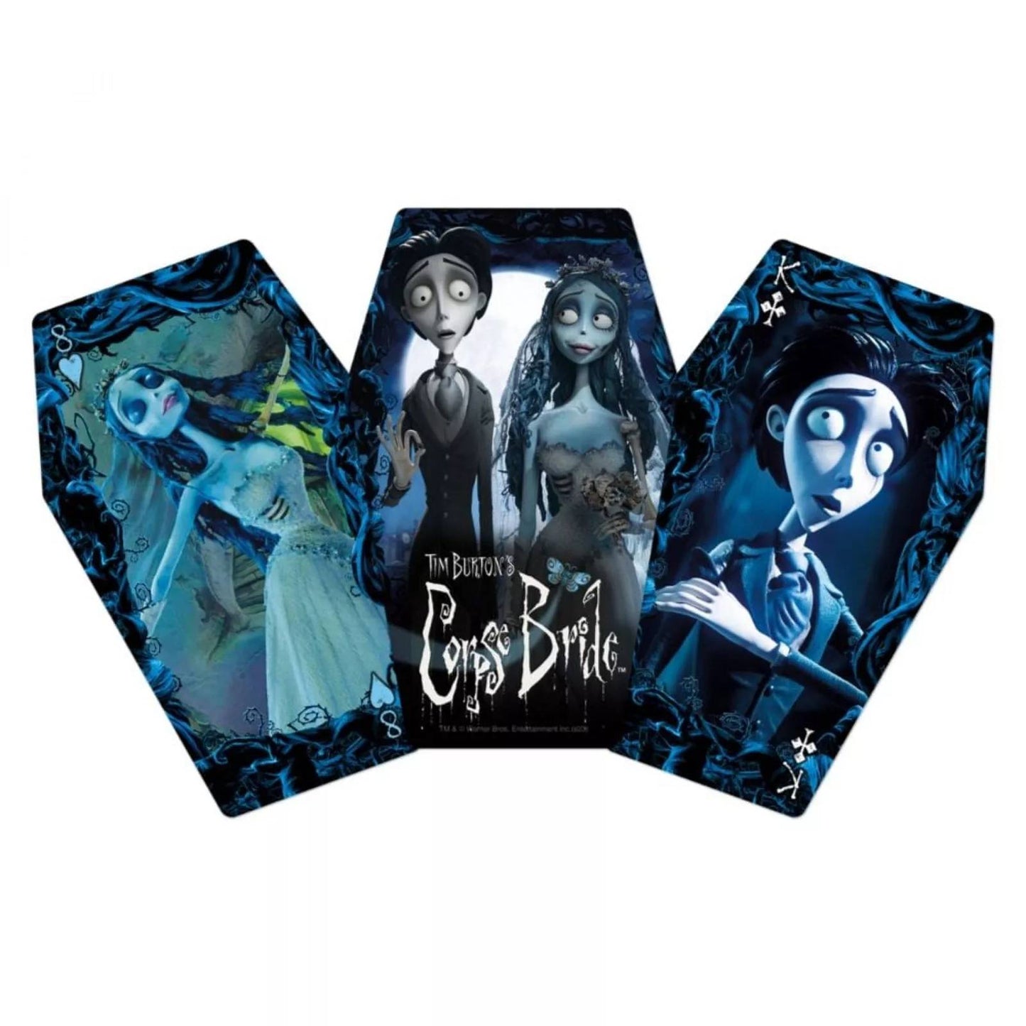 Corpse Bride Coffin Shaped Deck of Playing Cards Multi-Color - Aquarius - NIP - Still Sealed