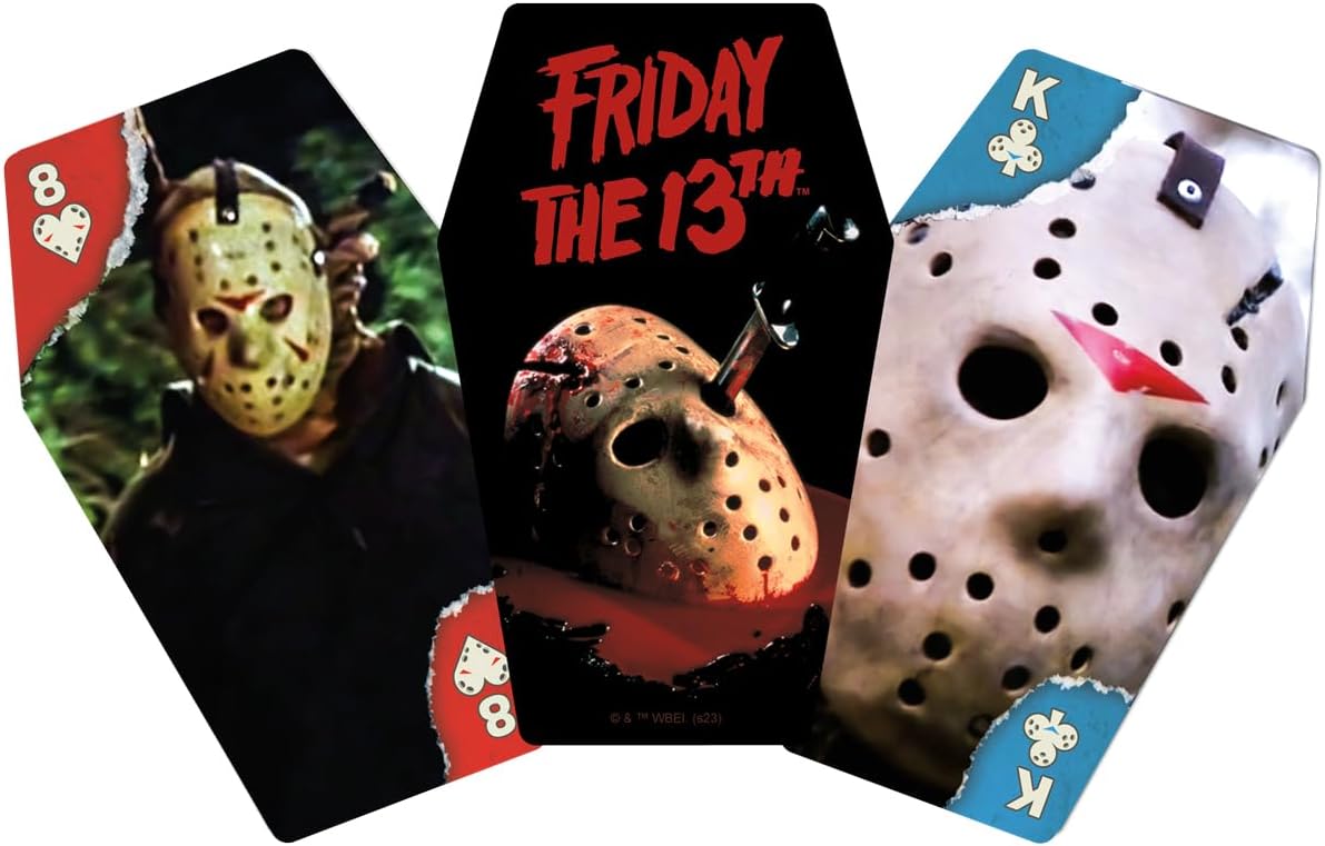 Friday the 13th Street Premium Coffin Playing Cards - Aquarius - NIP - Still Sealed