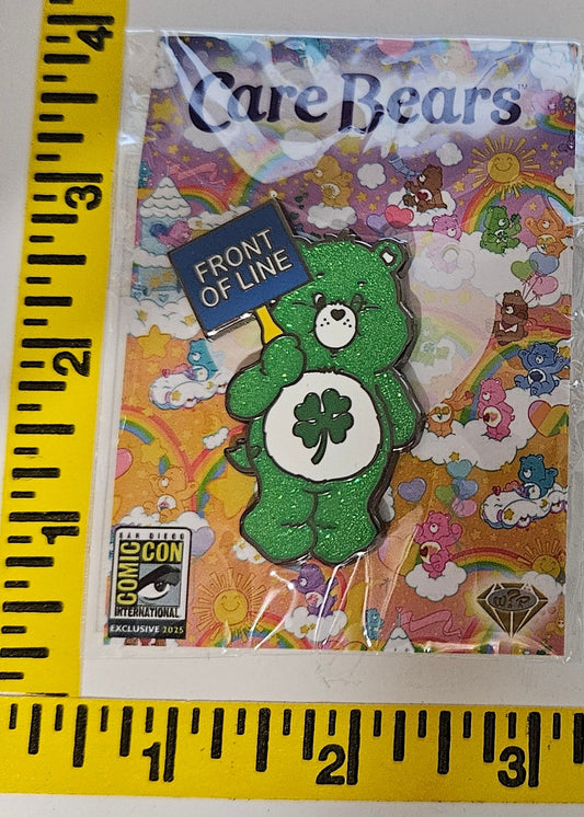 SDCC 2025 Care Bears Line Pin Good Luck Bear New in package LE500