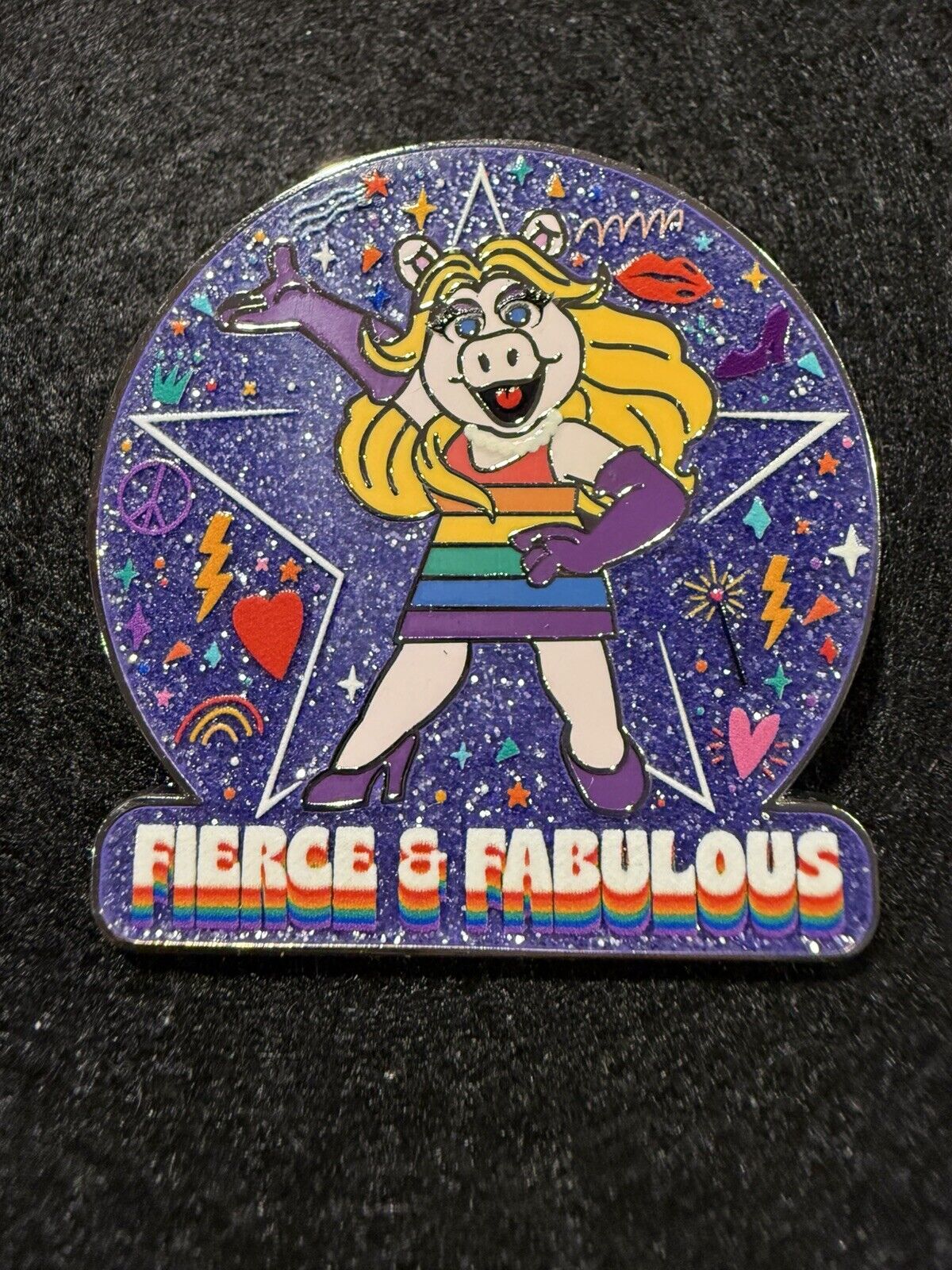 Disney Pride Collection Miss Piggy - "Fierce And Fabulous" 2023 Pin
