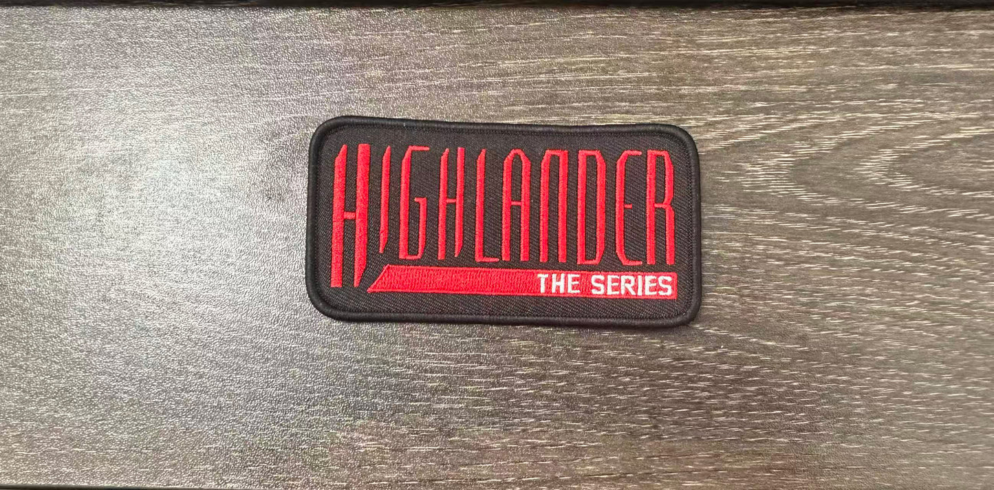 Highlander - The Series Patch NEW - Embroidery