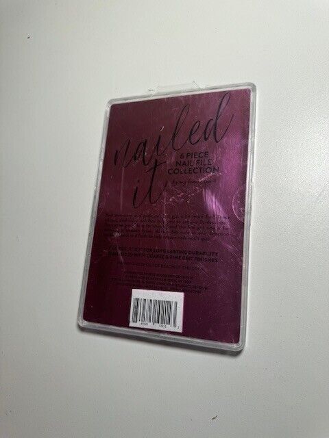 nailed it 6 pc nail file collection by My Beauty Spot 7inch File Size Dual Sided CHRISTMAS