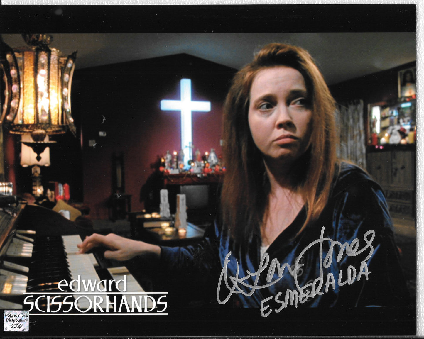 O-Lan Jones from Edward Scissorhands 8in x 10in AUTOGRAPH Photo - silver-sharpie