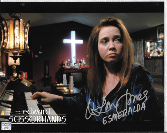 O-Lan Jones from Edward Scissorhands 8in x 10in AUTOGRAPH Photo - silver-sharpie