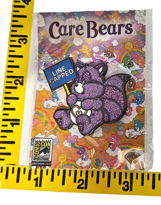 SDCC 2025 Care Bears Line Pin Bright Heart Racoon New in package LE500