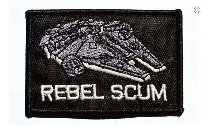 Rebel Scum 3in x 2 in Iron-on Patch NEW