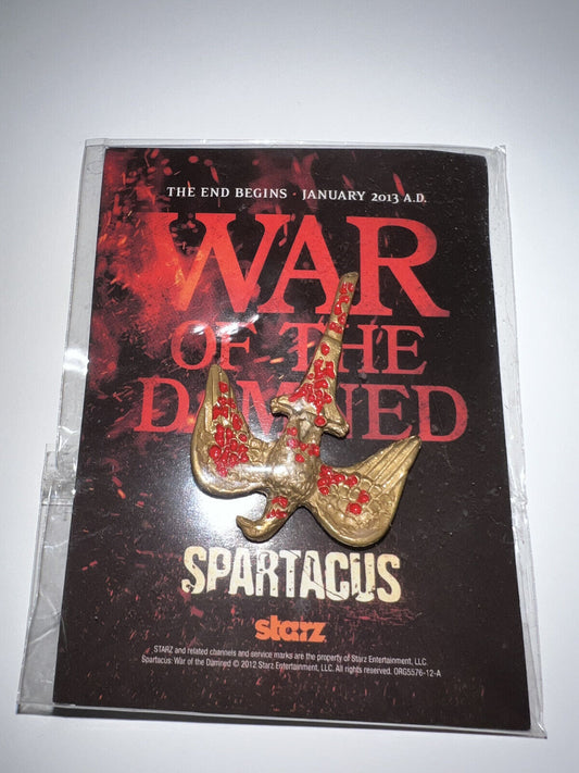 SDCC 2012 Spartacus War of the Damned Starz PROMO PIN RARE Collectible NIP