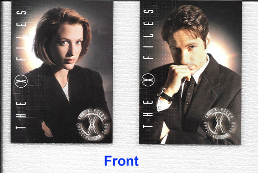 X-FILES FAN CLUB PROMO Mulder & Scully New