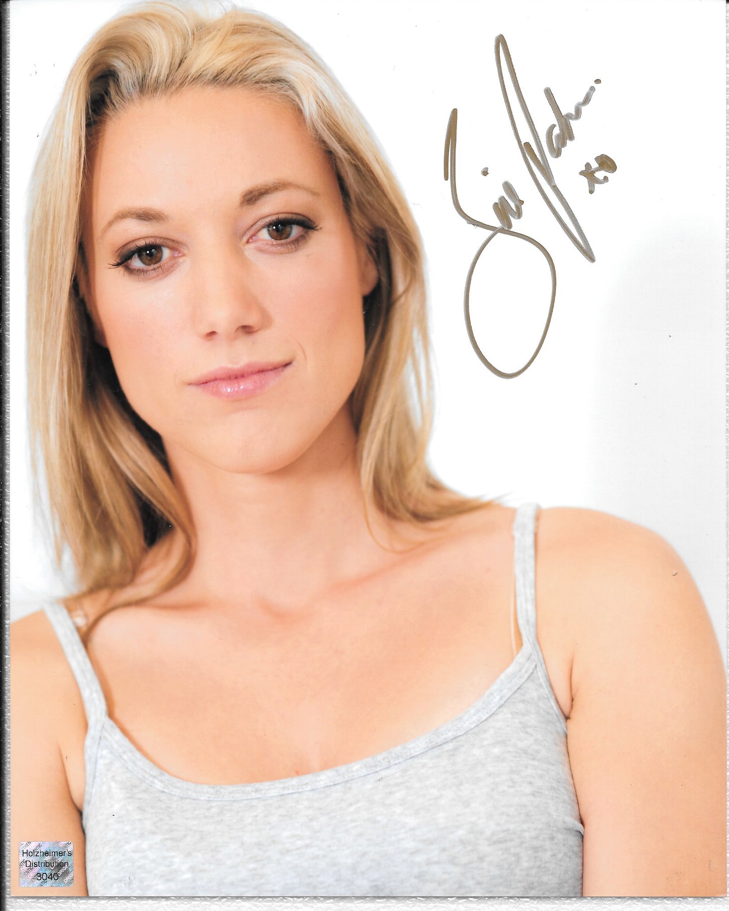 Zoie Palmer 8in x 10in AUTOGRAPH Photo Gold-sharpie