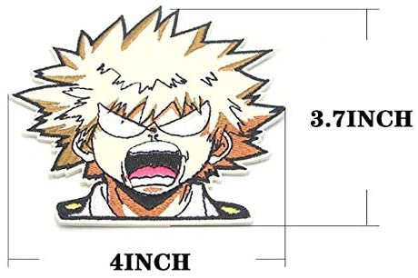 My Hero Academia (Nobuhiko Okamoto) portrayal of Katsuki Bakugo Embroidered Patch, NEW