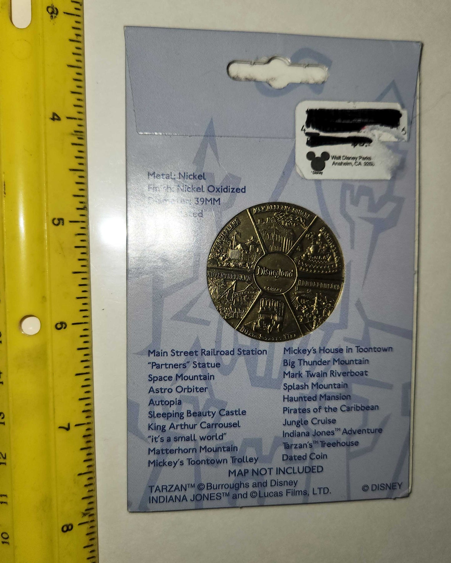 RARE 2001 Disneyland Medallion Collection Coin Attractions Series Set SEALED NIP