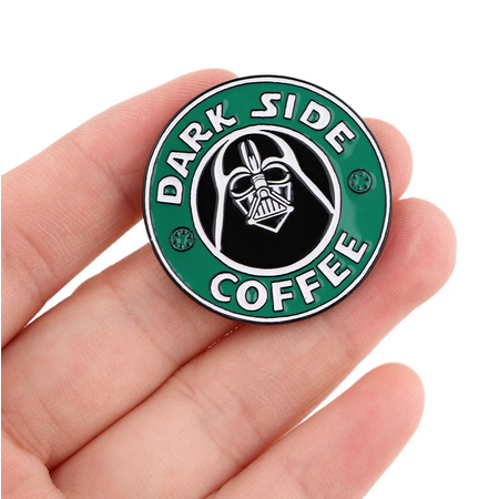 Coffee Pin - Dark Side 1inch round