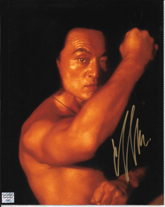 Cary-Hiroyuki Tagawa 8in x 10in AUTOGRAPH Photo Gold-Sharpie