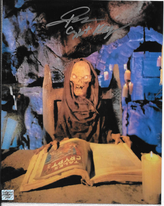 John Kassir (Crypt Kepper) 8 x 10 AUTOGRAPH Photo Silver-Sharpie