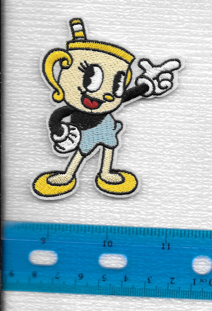 Cuphead - Ms. Chalice New Iron on Patch Never used