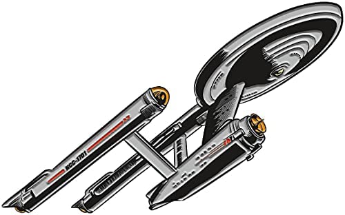 NMR USS Enterprise (Star Trek) Licensed Pin Licensed NIP 1inch by0 3/4inch NEW RETIRED - NIP