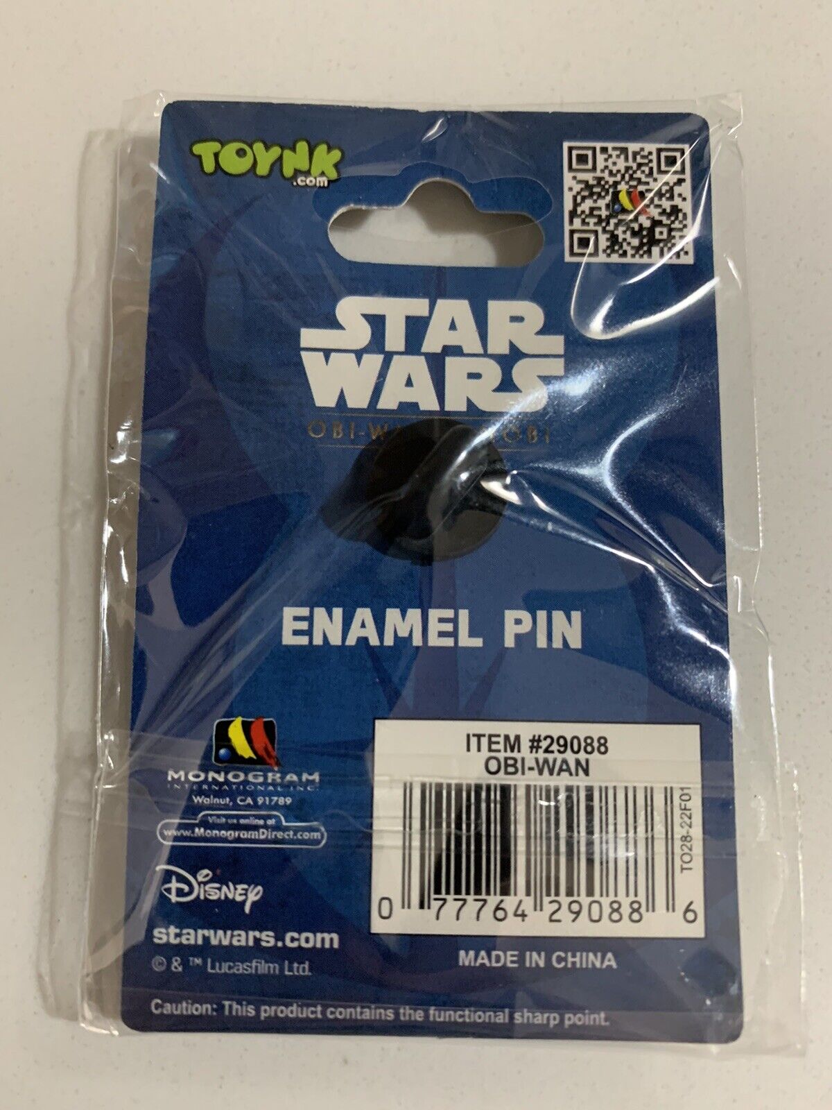 SDCC 2022 Exclusive: Star Wars Obi Wan Kenobi “Hello There” Enamel Pin NIP