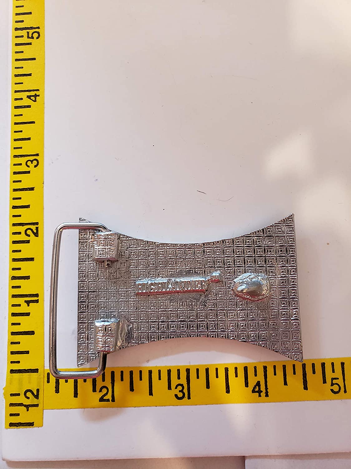 Highlander Metal Belt Buckle with Logo from TV Show NIP