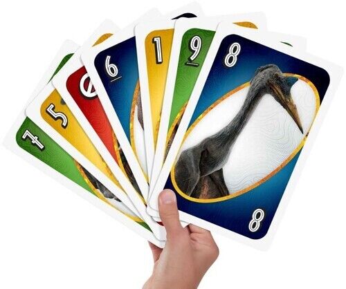 Jurassic World Dominion Giant UNO Card Game NIB