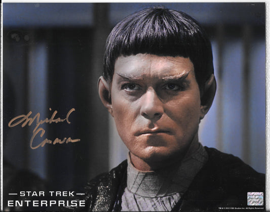 Michael Canavan 8in x 10in AUTOGRAPH Photo Enterprise gold-sharpie