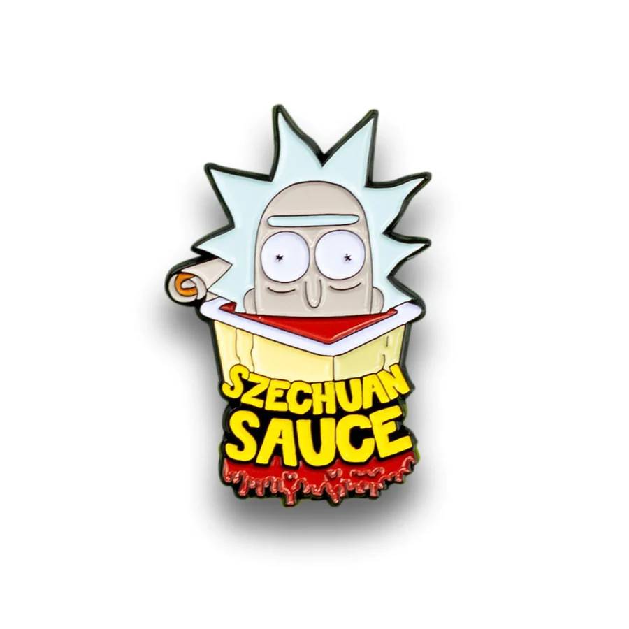 Rick and Morty Szechuan Sauce Pin - SDCC 2018 - NIP