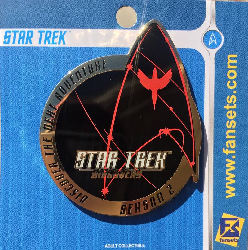 Star Trek Discovery SEASON 2 LOGO Pin Licensed FanSets MicroFleet Collector’s Pin - NIP
