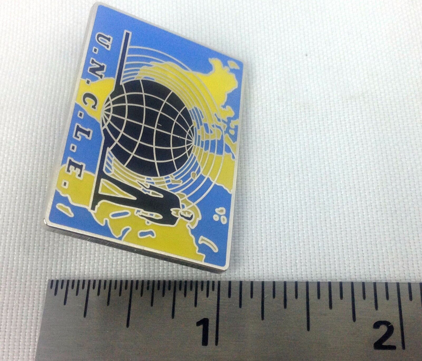Man From Uncle - U.N.C.L.E. 1960's Television Spy Series - Enamel Tie Lapel Pin